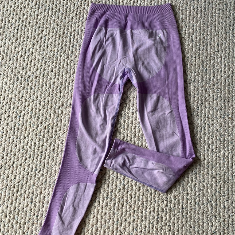 DOYOUEVEN purple contour workout leggings